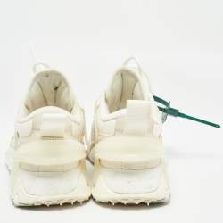 Off-White White Mesh and Leather Odsy-2000 Sneakers Size 37