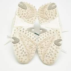 Off-White White Mesh and Leather Odsy-2000 Sneakers Size 37