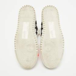 Pre Owned Off-White White Leather and Canvas 3.0 Off Court Sneakers Size 39