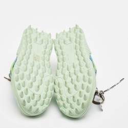 Off-White Multicolor Leather and Mesh Odsy 1000 Lace Up Sneakers Size 38