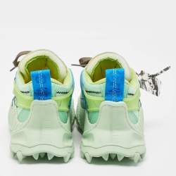 Off-White Multicolor Leather and Mesh Odsy 1000 Lace Up Sneakers Size 38