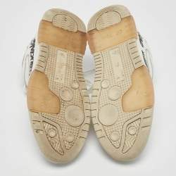 مملوكة مسبقًا Off-White White Leather Out Of Office Sneakers Size 39