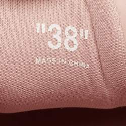 Off-White Pink/White Leather Out Of Office Sneakers Size 38