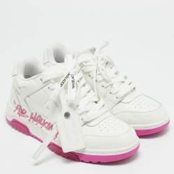 Off-White White Leather Out Of Office Sneakers Size 38