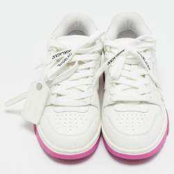 Off-White White Leather Out Of Office Sneakers Size 38