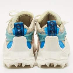 Off-White Multicolor Mesh and Nubuck Leather Odsy 1000 Lace Up Sneakers Size 40