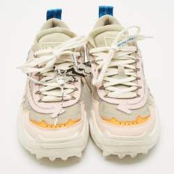 Off-White Multicolor Mesh and Nubuck Leather Odsy 1000 Lace Up Sneakers Size 40