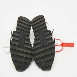 Off-White Two Tone Nylon and Suede HG Runner Sneakers Size 37