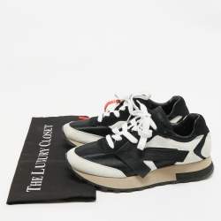 Off-White Two Tone Nylon and Suede HG Runner Sneakers Size 37