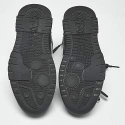 Pre Owned Off-White Black Leather HG Runner Sneakers Size 39