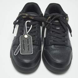 Pre Owned Off-White Black Leather HG Runner Sneakers Size 39