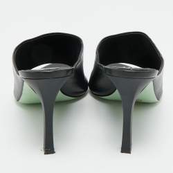 Pre Owned صندل مول أوف وايت جلد أبيض مقاس 38