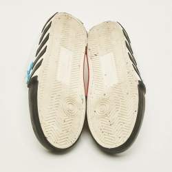 Pre Owned حذاء رياضي أوف وايت كانفاس رمادي فولكنيزد بطراز منخفض من أعلى مقاس 38