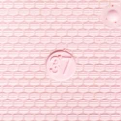 Pre Owned Off-White Pink Leather Logo Slide Sandals Size 37
