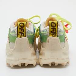 Pre Owned Off-White Multicolor Mesh and Leather Odsy 1000 Sneakers Size 39