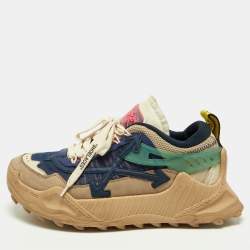 Off-White Multicolor Mesh and Leather Odsy 1000 Sneakers Size 39