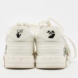 Pre Owned Off-White White Leather Out Of Office Sneakers Size 39