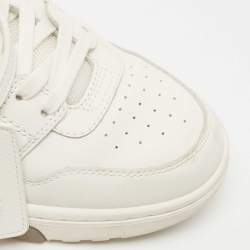Pre Owned Off-White White Leather Out Of Office Sneakers Size 39