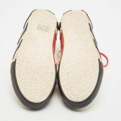 مملوكة مسبقًا Off-White White Canvas Vulcanized Sneakers Size 39