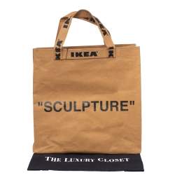 Off-White x Ikea Brown Markerad Sculpture Bag M