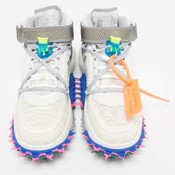 Off-White x Nike White Mesh Air Force 1 Mid Sneakers Size 36.5