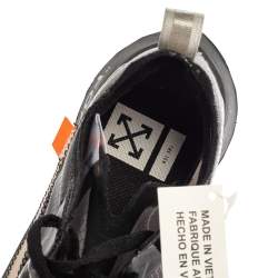 Nike x Off-White Black/Silver Mesh And Polyurethane Zoom Fly Sneakers Size 36.5 