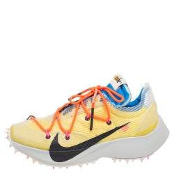 Pre Owned Off White x Nike Multicolor Nylon And Fabric Vapor Street Low Top Sneakers Size 38