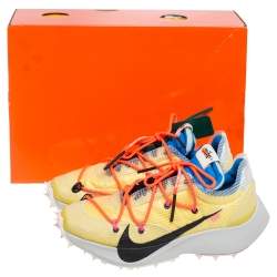 Pre Owned Off White x Nike Multicolor Nylon And Fabric Vapor Street Low Top Sneakers Size 38