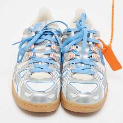 Off-White x Nike Multicolor Mesh and Leather Low Top Sneakers Size 37.5