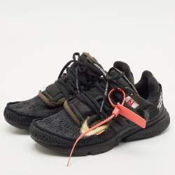 Off-White x Nike Black Mesh Air Presto Sneakers Size 40