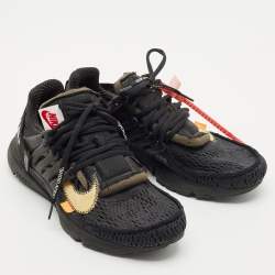 Off-White x Nike Black Mesh Air Presto Sneakers Size 40
