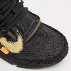 Off-White x Nike Black Mesh Air Presto Sneakers Size 40