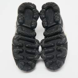 Off-White x Nike Black Knit Fabric Air VaporMax Sneakers Size 38