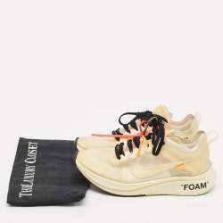Off White x Nike Two Tone Mesh Zoom Fly SP Black Sneakers Size 39