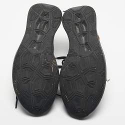 Pre Owned Off White x Nike Black/Silver Mesh And Polyurethane Zoom Fly Low Top Sneakers Size 40,5