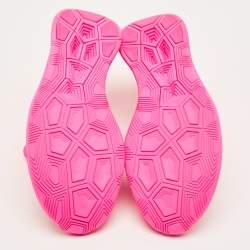 Pre Owned Off-White x Nike Pink/Transparent Mesh Zoom Fly Sneakers Size 38