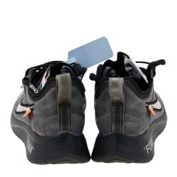 Pre Owned حذاء رياضي أوف وايت  x نايك زووم فلاي شبكة وبولي يوريثان عنق منخفض مقاس 36