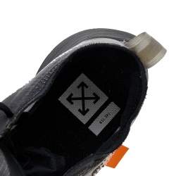 Pre Owned حذاء رياضي أوف وايت  x نايك زووم فلاي شبكة وبولي يوريثان عنق منخفض مقاس 36