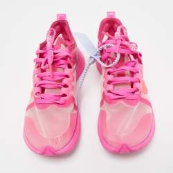 Off-White x Nike Pink Mesh Zoom Fly Low Top Sneakers Size 37.5