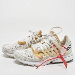 Off-White x Nike Off White Mesh Air Presto Sneakers Size 40