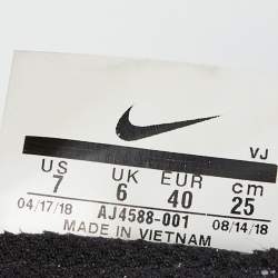 Off White x Nike Two Tone Mesh Zoom Fly SP Black Sneakers Size 40
