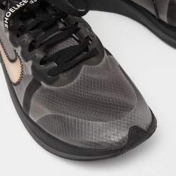 Off White x Nike Two Tone Mesh Zoom Fly SP Black Sneakers Size 40