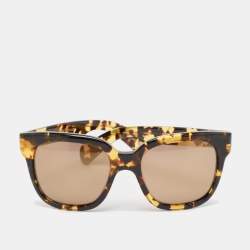 Oliver Peoples Brown Tortoise Brinley Square Sunglasses