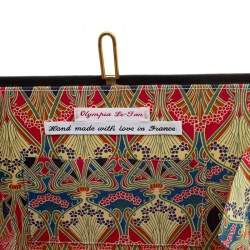 Pre Owned حقيبة كلتش اوليمبيا لو تان كتاب زولا نحاس وكانفاس سوداء