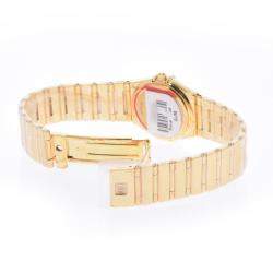 Pre Owned Omega 18K Yellow Gold And Stainless Steel Constellation 1154.75 Quartz Women's Wristwatch 25.5 mm