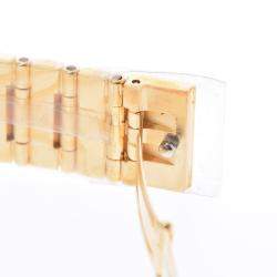 Pre Owned Omega 18K Yellow Gold And Stainless Steel Constellation 1154.75 Quartz Women's Wristwatch 25.5 mm