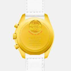 Omega Yellow Velcro Omega Mission To The Sun  42 mm