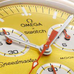 Omega Yellow Velcro Omega Mission To The Sun  42 mm