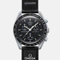 Omega Grey Velcro Omega Mission To The Moon 42 mm