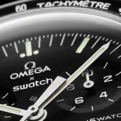 Omega Grey Velcro Omega Mission To The Moon 42 mm